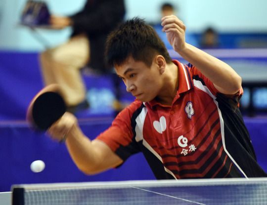 黃建都奪下本次青少年國手選拔賽男子組第一名。中華民國桌球協會提供