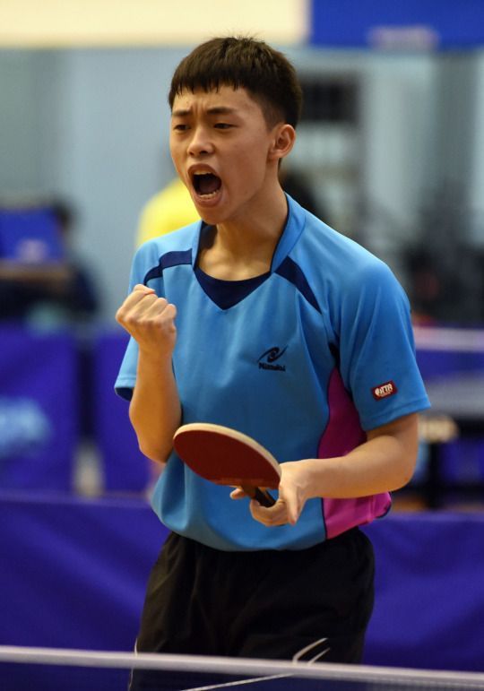   蔡睿峰奪下本次青少年國手選拔賽男子組第二名。中華民國桌球協會提供 